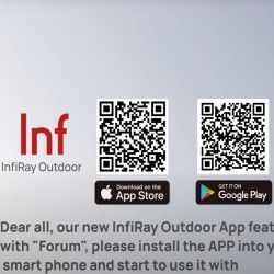 Presentation av uppgraderad version av InfiRay Outdoor APP